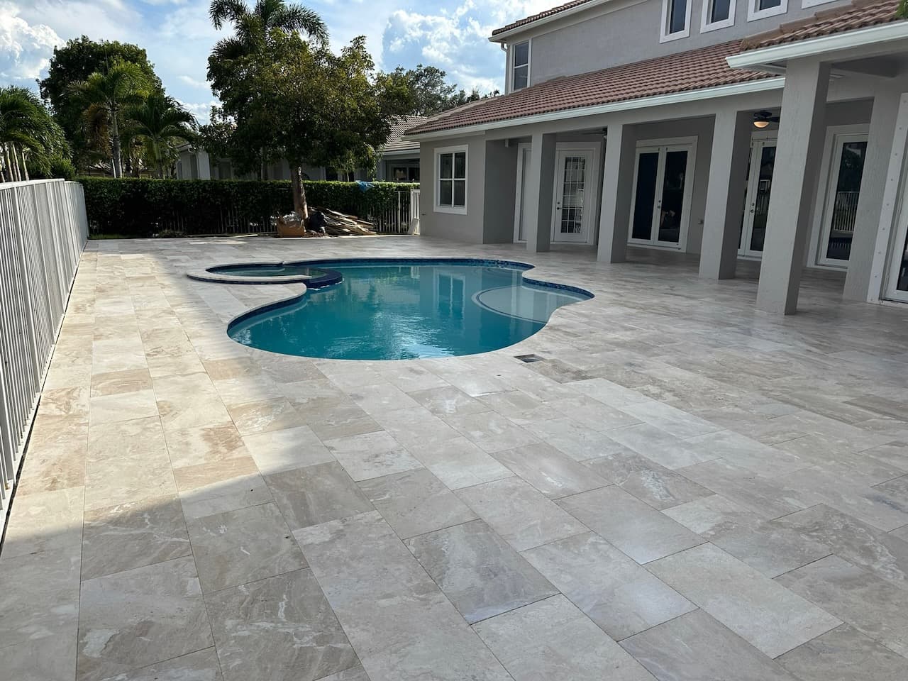 Pool renovation and outdoor living project photo 10 - Blue Clair Pool South Florida