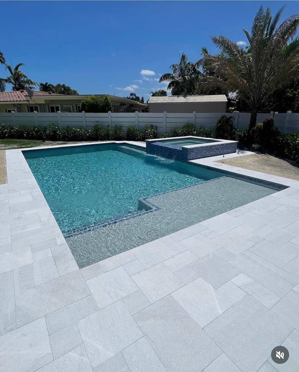 Pool renovation and outdoor living project photo 11 - Blue Clair Pool South Florida