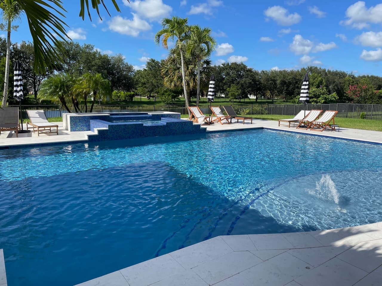 Pool renovation and outdoor living project photo 14 - Blue Clair Pool South Florida