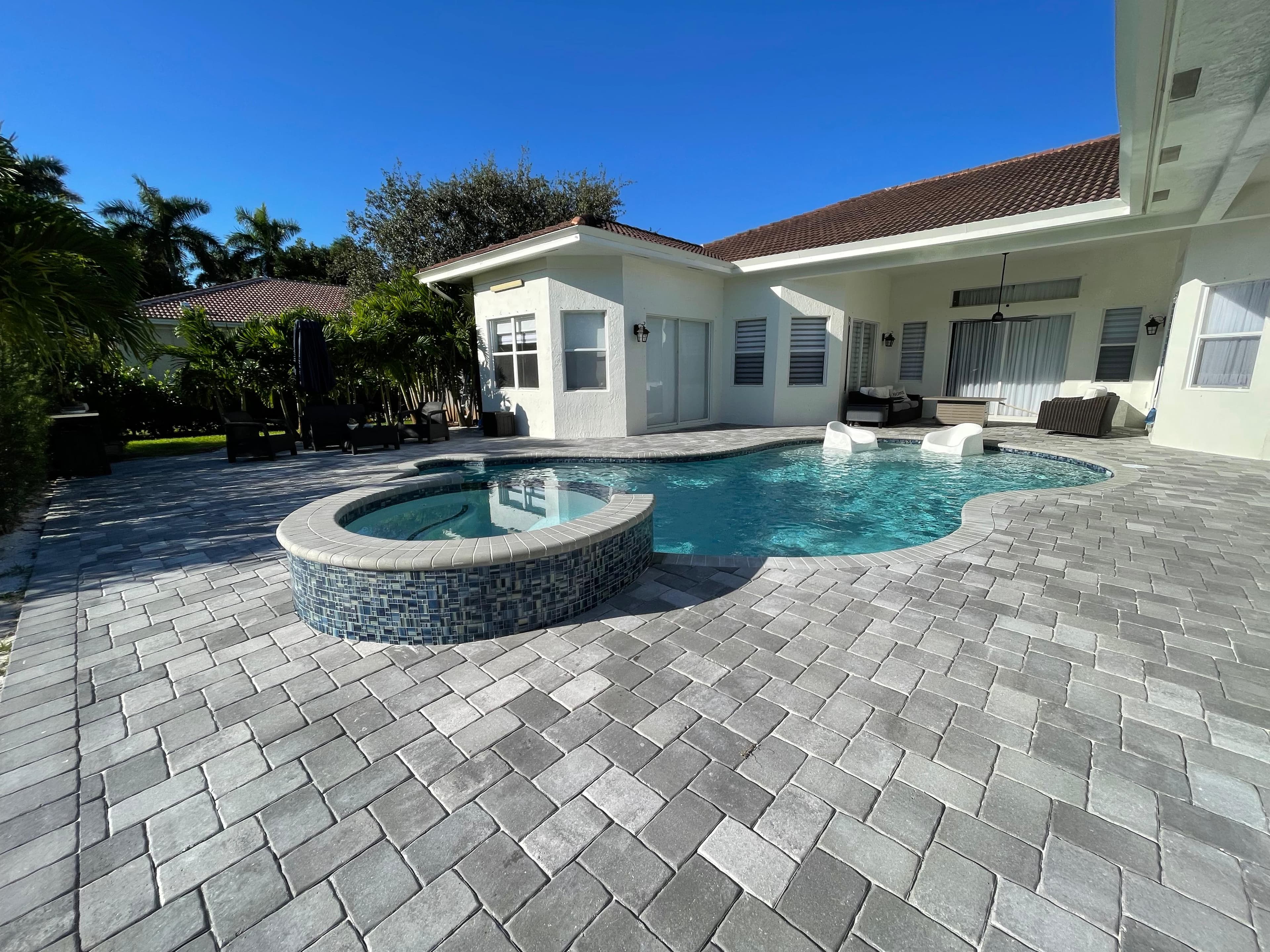 Pool renovation and outdoor living project photo 52 - Blue Clair Pool South Florida